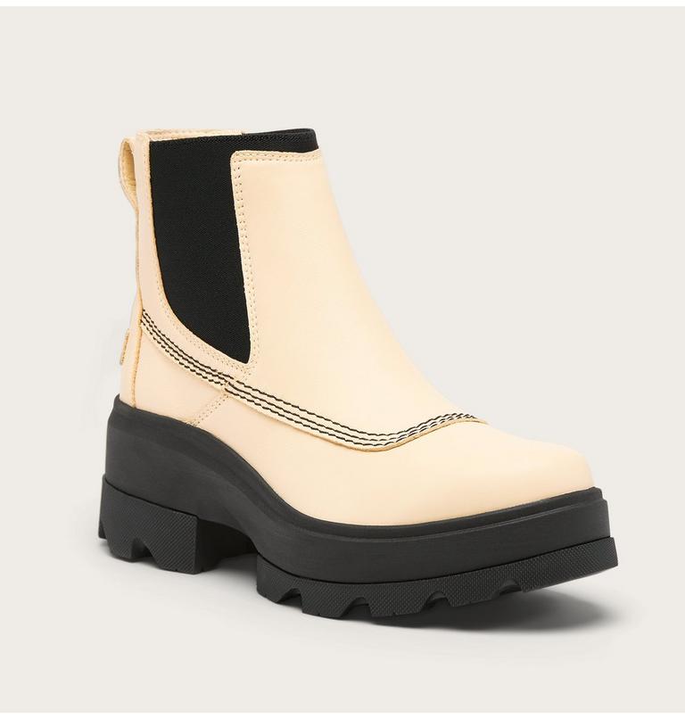 JOAN FRWD Women's Chelsea Boot, Color: Bleached Ceramic, Black, image 6