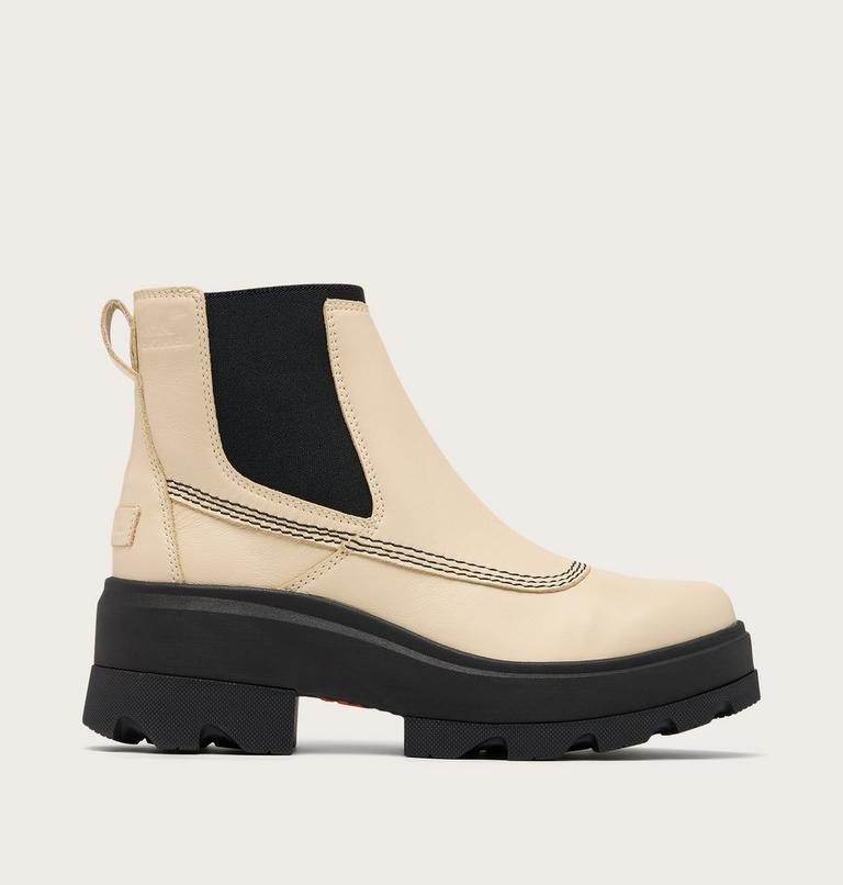 JOAN FRWD Women's Chelsea Boot, Color: Bleached Ceramic, Black, image 1