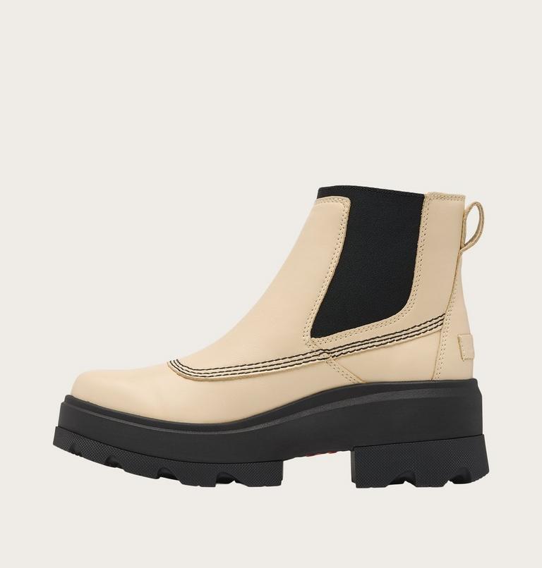 JOAN FRWD Women's Chelsea Boot, Color: Bleached Ceramic, Black, image 3