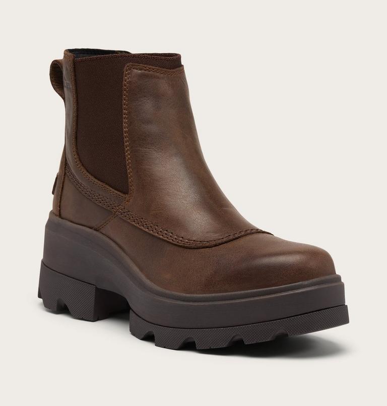 Women's JOAN FRWD Waterproof Chelsea Boots, Color: Tobacco, Blackened Brown, image 6