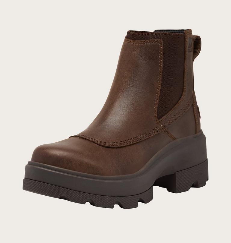 Women's JOAN FRWD Waterproof Chelsea Boots, Color: Tobacco, Blackened Brown, image 7