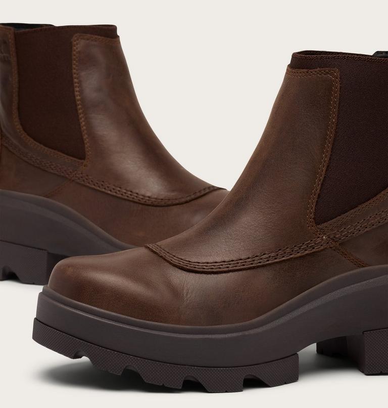 Women's JOAN FRWD Waterproof Chelsea Boots, Color: Tobacco, Blackened Brown, image 9