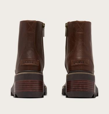 Women's JOAN NOW Zip Bootie, Color: Tobacco, Blackened Brown, image 2