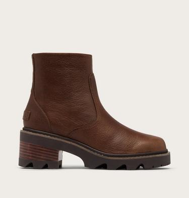 Women's JOAN NOW Zip Bootie, Color: Tobacco, Blackened Brown, image 1