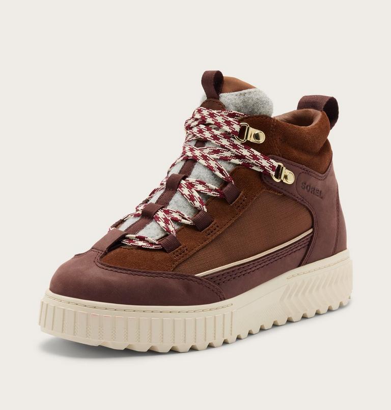 Women's ONA AVE Peak Waterproof Boots, Color: Dark Auburn, Red Lodge, image 8