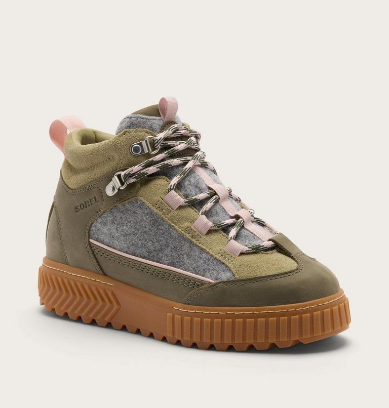 Women's ONA AVE Peak Waterproof Boots, Color: Stone Green, Dusty Twill, image 7
