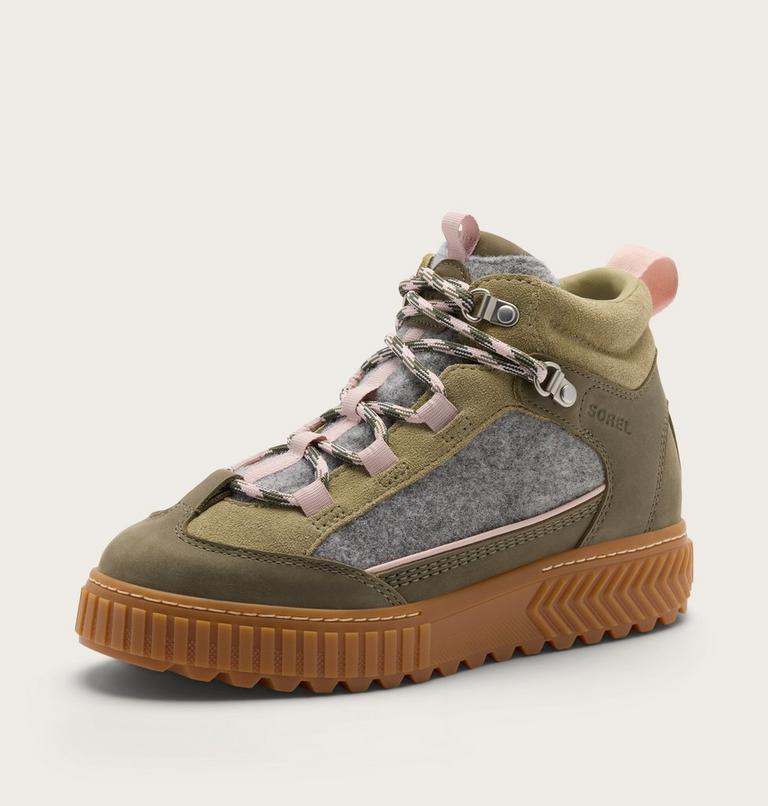 Women's ONA AVE Peak Waterproof Boots, Color: Stone Green, Dusty Twill, image 8