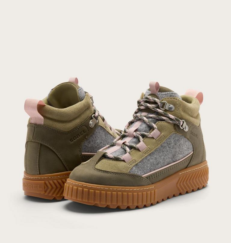 Women's ONA AVE Peak Waterproof Boots, Color: Stone Green, Dusty Twill, image 9