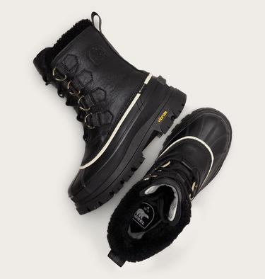Botas de invierno Gore-Tex CARIBOU HORIZON para mujer, Color: Black, Honey White, image 8