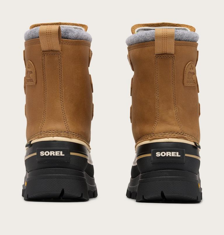 Women's CARIBOU HORIZON GTX Winter Boots, Color: Caribou Buff, Black, image 2