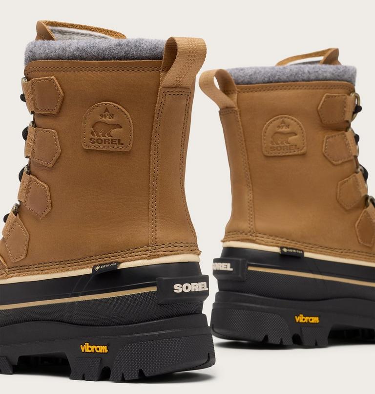 Women's CARIBOU HORIZON GTX Winter Boots, Color: Caribou Buff, Black, image 4