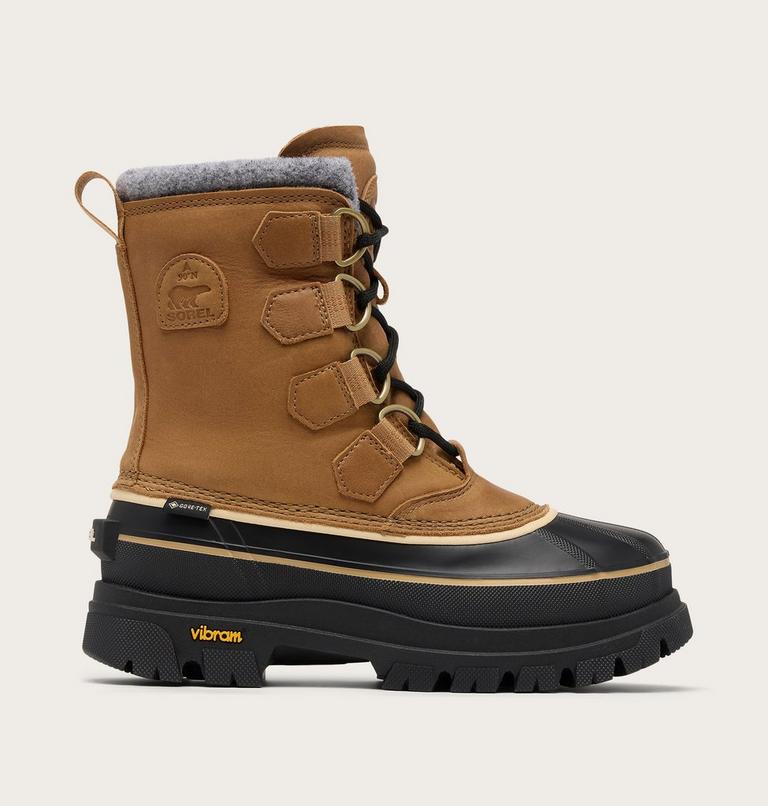 Women's CARIBOU HORIZON GTX Winter Boots, Color: Caribou Buff, Black, image 1