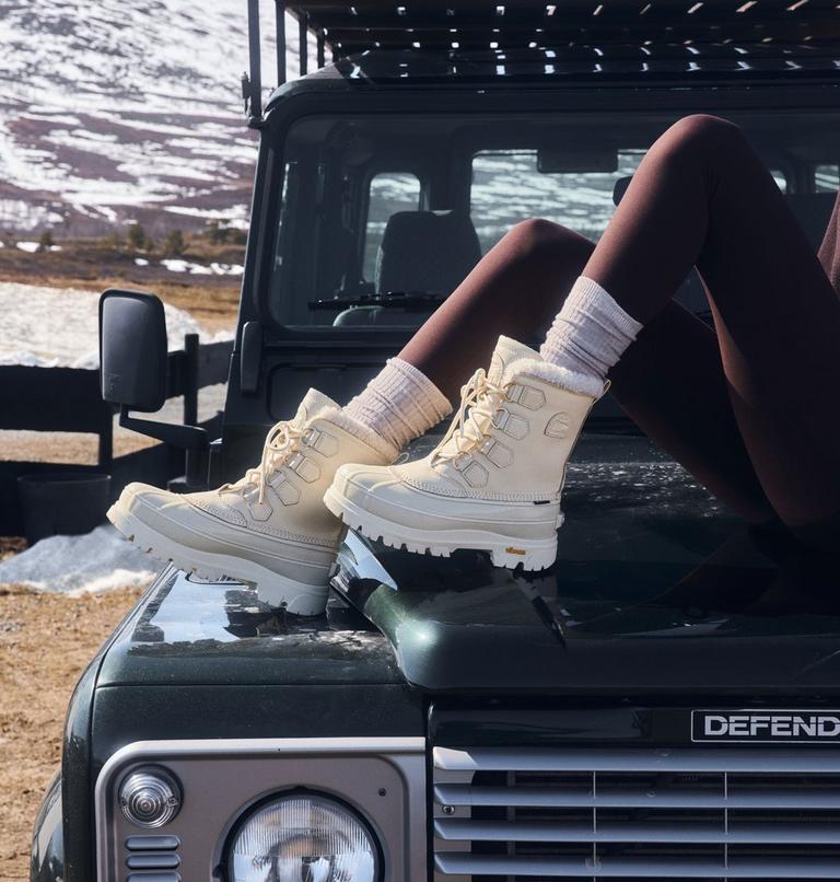 Women's Caribou Horizon GTX Winter Boots, Color: Honey White, Honey White, image 13