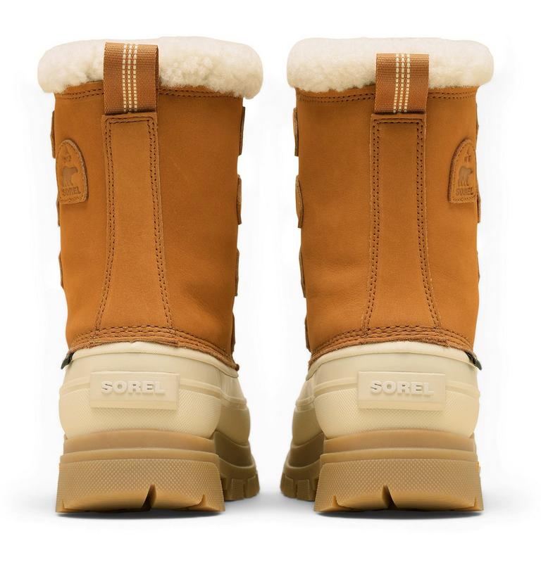 Women's CARIBOU HORIZON GTX Winter Boots, Color: Canyon Gold, Honey White, image 2