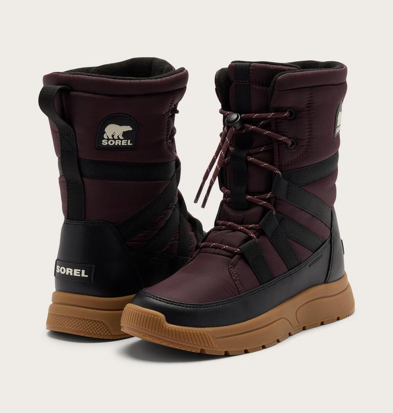 Whitney III Tall Women's Waterproof Boot, Color: Red Lodge, Black, image 9