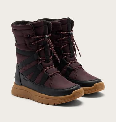 Women's Whitney III Tall Winter Boots, Color: Red Lodge, Black, image 2