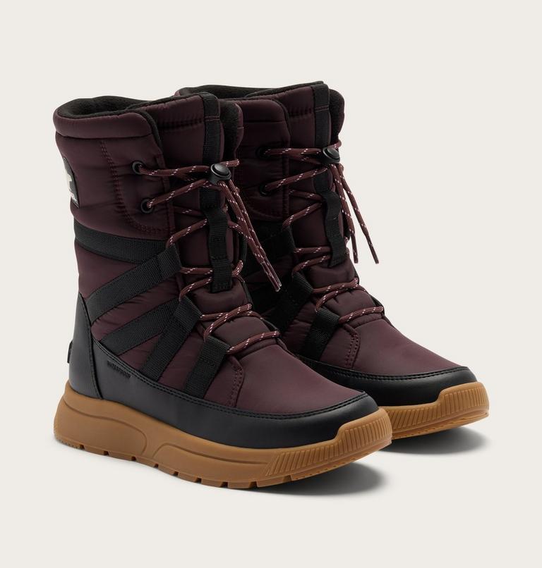 Whitney III Tall Women's Waterproof Boot, Color: Red Lodge, Black, image 2