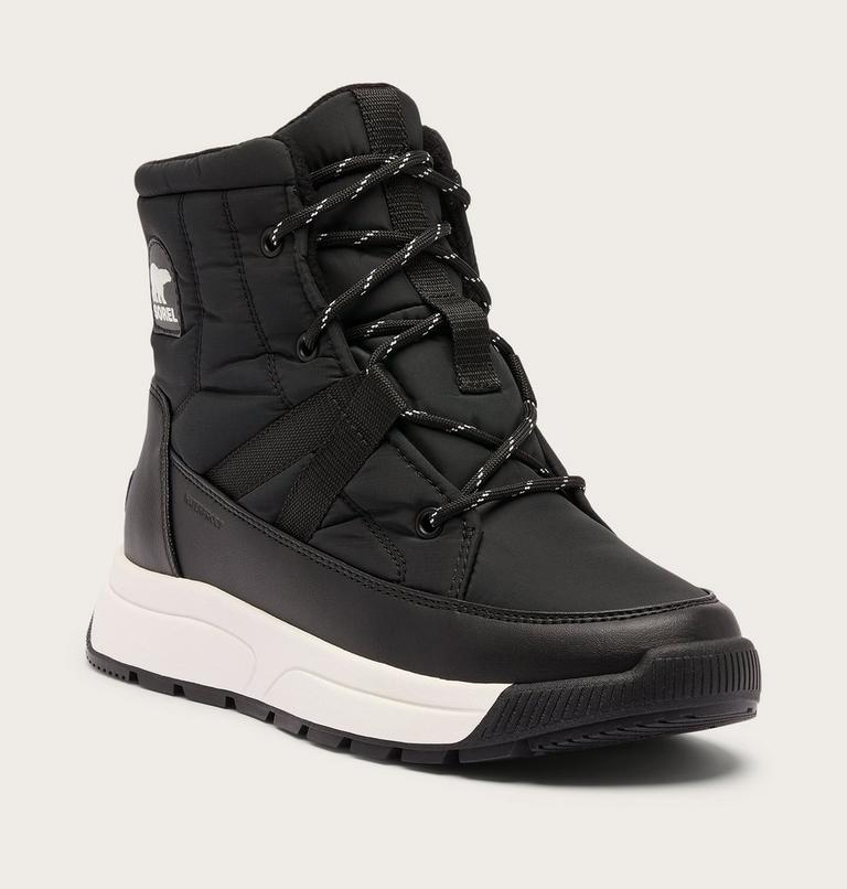 Women's WHITNEY III Mid Waterproof Boots, Color: Black, Sea Salt, image 6