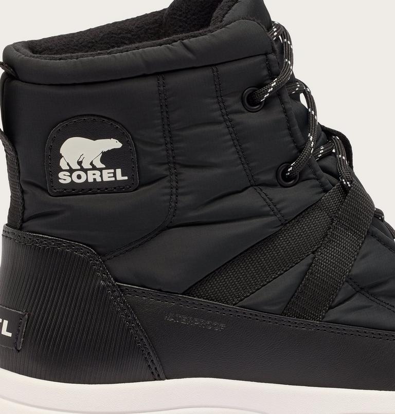 Women's WHITNEY III Mid Waterproof Boots, Color: Black, Sea Salt, image 9