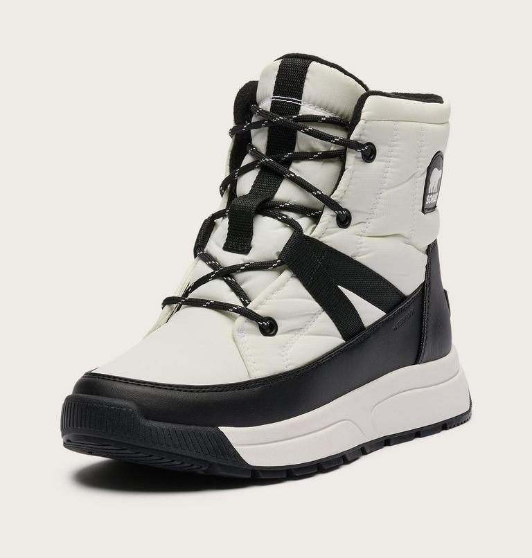Women's WHITNEY III Mid Waterproof Boots, Color: Sea Salt, Black, image 7