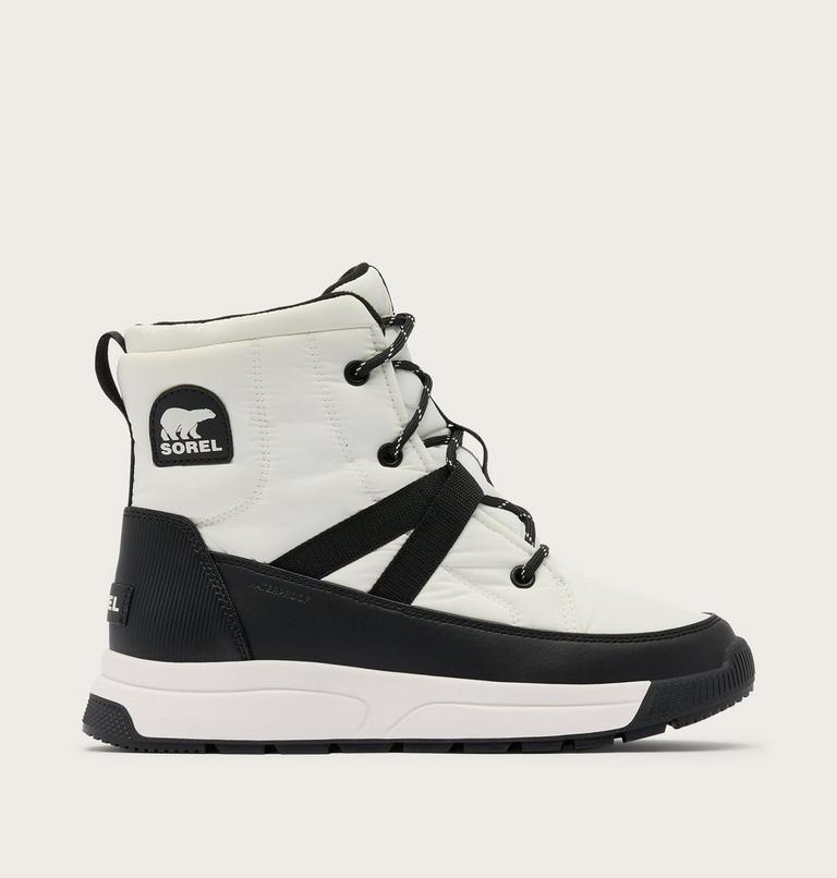Women's WHITNEY III Mid Waterproof Boots, Color: Sea Salt, Black, image 1