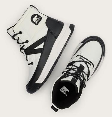 Botas impermeables de caña media WHITNEY III para mujer, Color: Sea Salt, Black, image 12