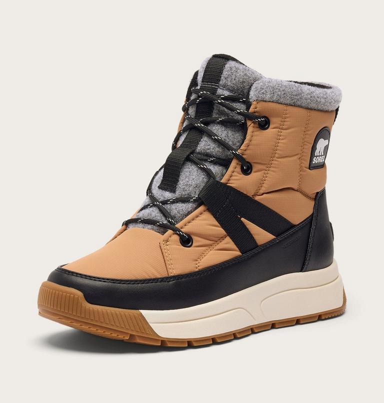 Women's WHITNEY III Mid Waterproof Boots, Color: Tawny Buff, Black, image 7