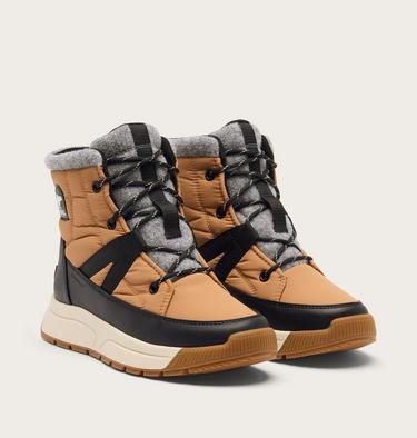 Whitney III Mid Women's Winter Boot, Color: Tawny Buff, Black, image 6