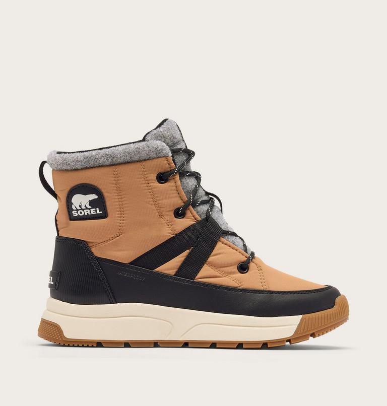 Women's WHITNEY III Mid Waterproof Boots, Color: Tawny Buff, Black, image 1