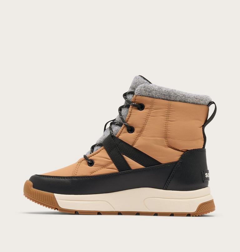 Women's WHITNEY III Mid Waterproof Boots, Color: Tawny Buff, Black, image 3