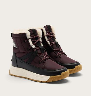 Women's Whitney III Mid Winter Boots, Color: Red Lodge, Black, image 2