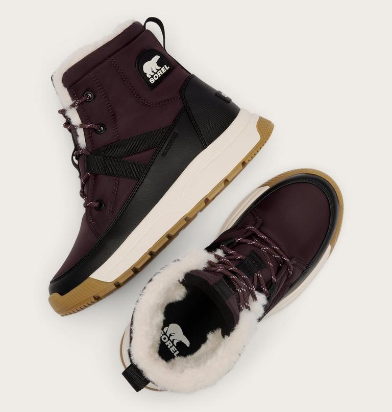 Women's Whitney III Mid Winter Boots, Color: Red Lodge, Black, image 5