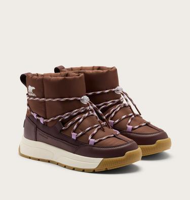 Women's WHITNEY IIl Slip-On Waterproof Boots, Color: Dark Auburn, Red Lodge, image 2