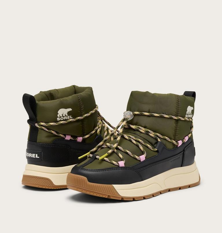 Women's WHITNEY IIl Slip-On Waterproof Boots, Color: Utility Green, Black, image 8
