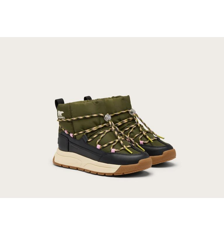 WHITNEY III Women's Waterproof Slip-On Boot, Color: Utility Green, Black, image 2