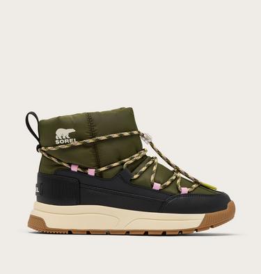 Botas impermeables sin cordones WHITNEY IIl para mujer, Color: Utility Green, Black, image 5