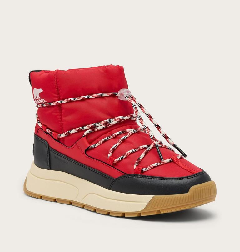 Women's WHITNEY IIl Slip-On Waterproof Boots, Color: Bright Red, Black, image 6