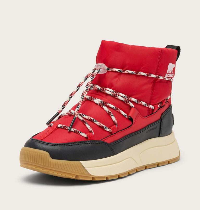 Women's WHITNEY IIl Slip-On Waterproof Boots, Color: Bright Red, Black, image 7
