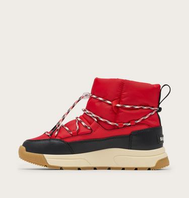 Botas impermeables sin cordones WHITNEY IIl para mujer, Color: Bright Red, Black, image 11