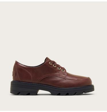 REVEL AVE DERBY Women's Shoe, Color: Redwood, Black, image 1