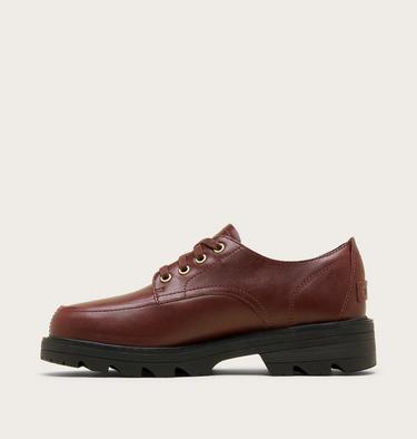 REVEL AVE DERBY Women's Shoe, Color: Redwood, Black, image 3