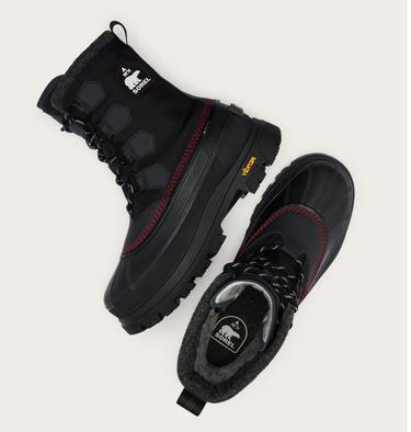 CARIBOU HORIZON GTX Men's Winter Boot, Color: Black, Bright Red, image 7