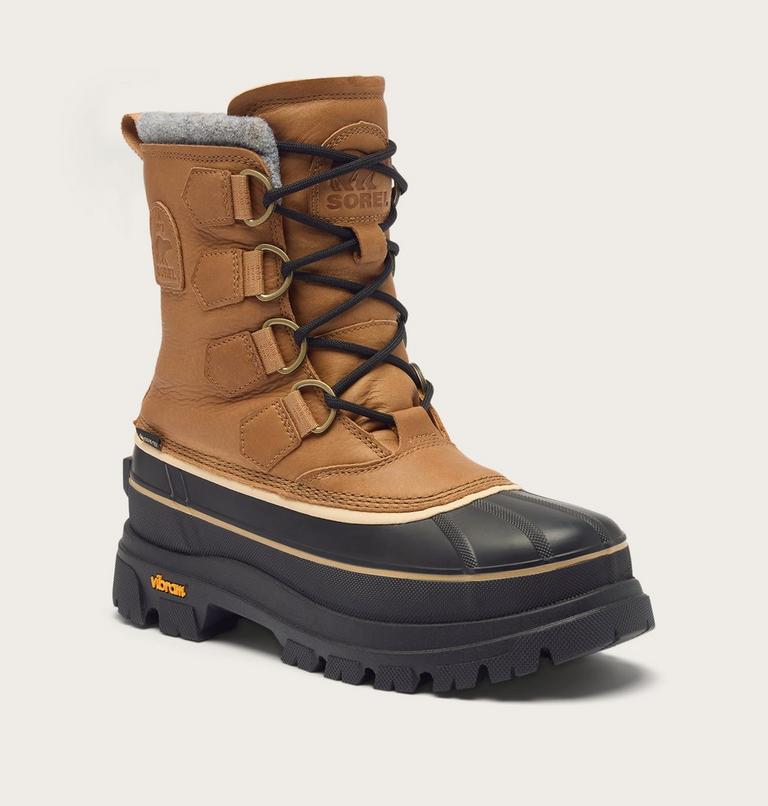 Men's CARIBOU HORIZON GTX Winter Boots, Color: Caribou Buff, Black, image 10