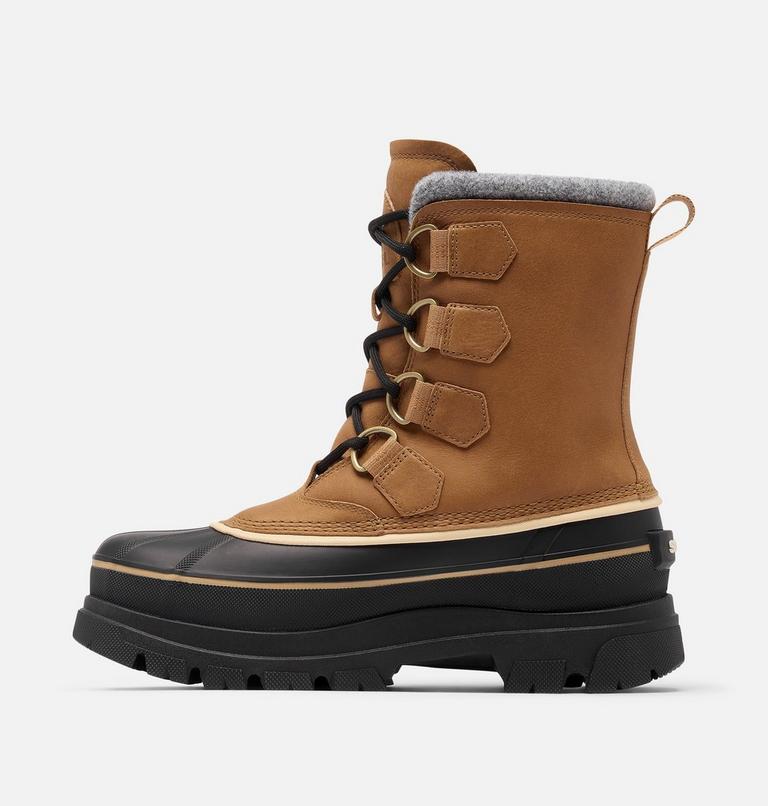 Men's CARIBOU HORIZON GTX Winter Boots, Color: Caribou Buff, Black, image 4