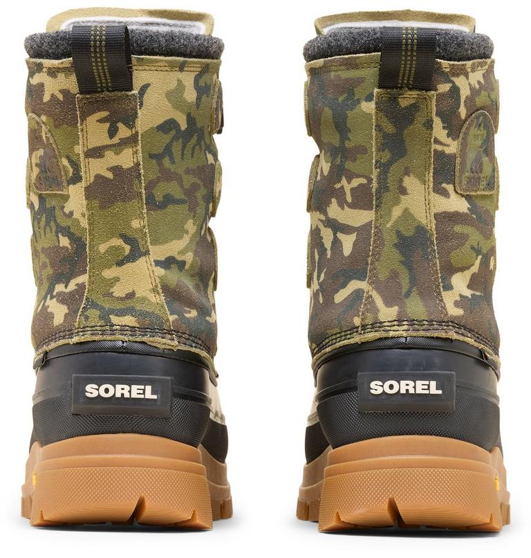 CARIBOU HORIZON GTX Men's Winter Boot | 355 | 8, Color: Utility Green, Black, image 3