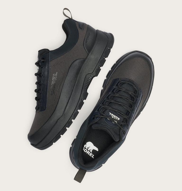 Men's OUTING NW Low Waterproof Sneaker, Color: Black, Jet, image 4