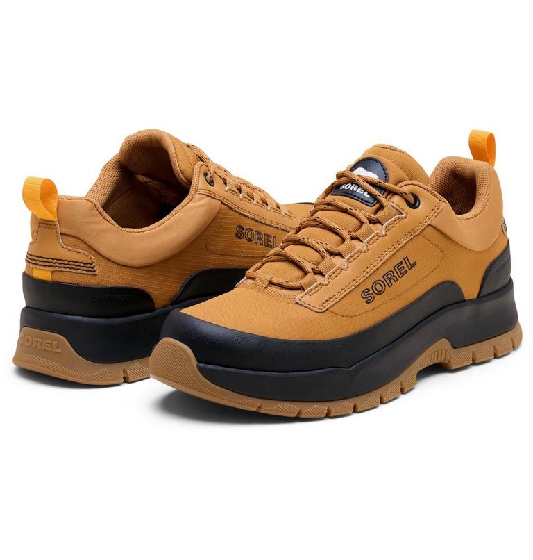 Men's OUTING NW Low Waterproof Sneaker, Color: Canyon Gold, Black, image 9