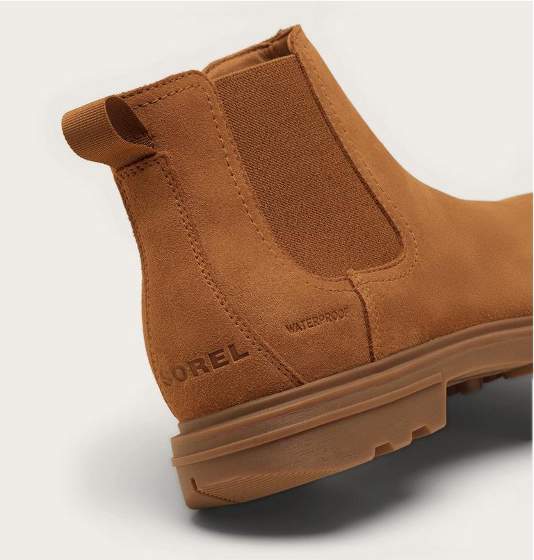 Men's CYPRUS Waterproof Chelsea Boots, Color: Velvet Tan, Gum 10, image 9