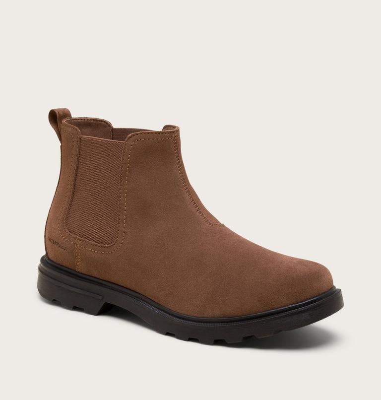 Men's CYPRUS Waterproof Chelsea Boots, Color: Tobacco, Blackened Brown, image 7