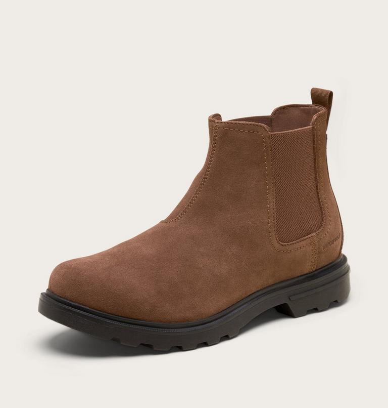 Men's CYPRUS Waterproof Chelsea Boots, Color: Tobacco, Blackened Brown, image 8